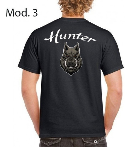 Imagen 3 de 10 de Remera Jabali Caza Pesca Algodon Ear Outdoor
