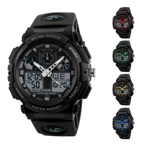 Imagen 1 de 10 de Reloj Skmei 1270 S Shock - Sumergible - Deportivo - Dual