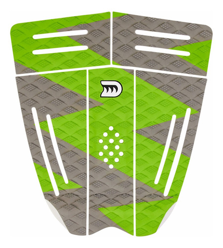 Deck Prancha De Surf Termo Fresado Pipeline Verde Wet Dreams