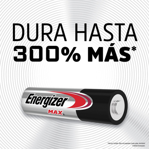 Pila Energizer Max Aa Alcalina Tira 12 Unidades