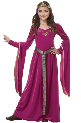 Disfraz Princesa Medieval Talla X Small(4-6) Para Niña-