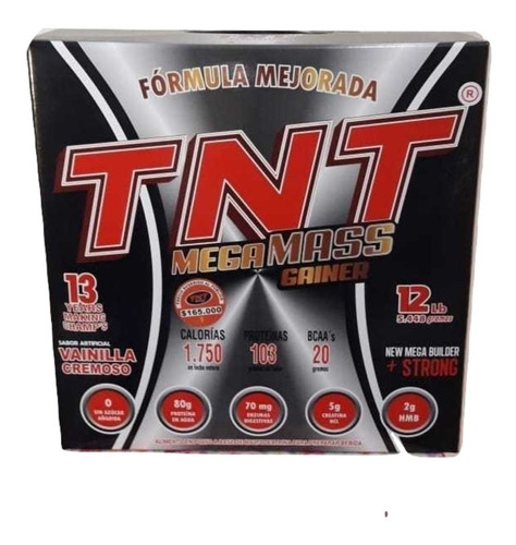 Tnt Mega Mass 12lbs + Termo  + Envío Gratis