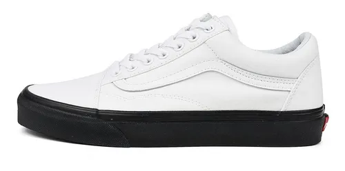 manzana Belicoso obesidad Tenis Vans Old Skool Blanco Suela Negra 100% Originales | Envío gratis