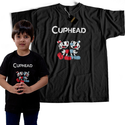 Remera De Niño/a Cuphead Videojuego Serie Chicos