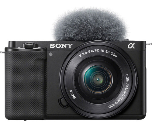 Sony Alpha Zv-e10 Kit Pz16-50mm F/3.5-5.6 Oss - 24,2 Mp Preto