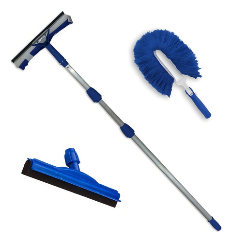 Rodo Para Limpar Vidros 6 Mts Com Espanador Bralimpia