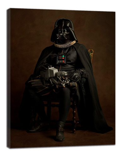 Cuadro Moderno Canvas Darth Vader Elegante 90x120cm