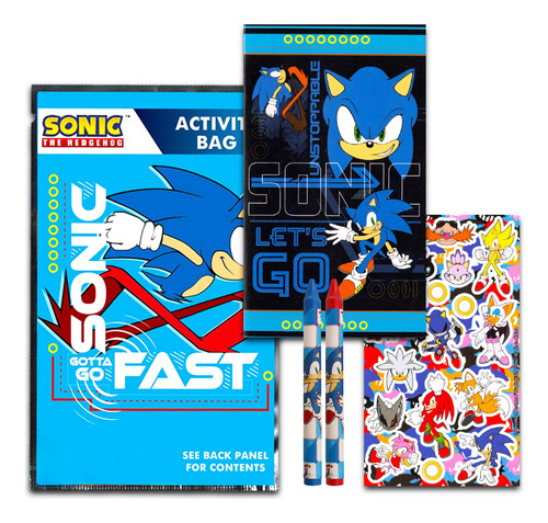 Party Favors Set Sonic Birthday W/ 24 Play Packs For Kids