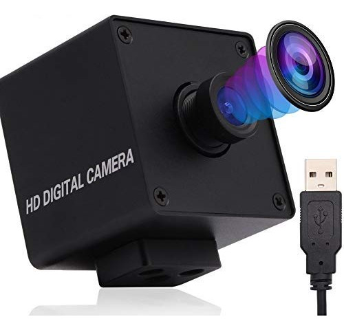 Camara Usb 8mp Para Computadora Gran Angular Pc 180 Grado 4k