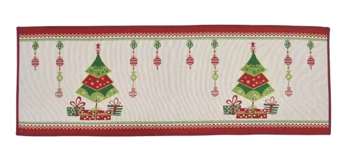 Tapete de árvore de Natal de cetim Uheng 76,2 cm com bordado de  lantejoulas, decoração de festa de Natal, festa de Natal, grande para  mesas, árvores