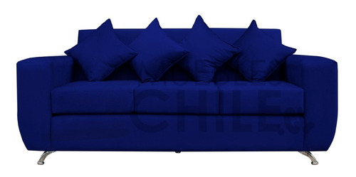 Sofa Espacio 3 Cuerpos Premium Felpa / Muebles Chile