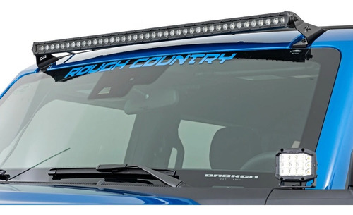 Imagen 5 de 10 de Barra Led 40 C/base De Techo Rough Country Ford Bronco 2022+