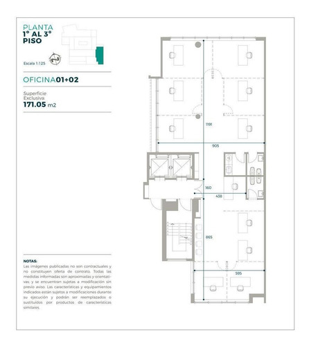 Imagen 2 de 8 de Oficina En Venta En Rosario