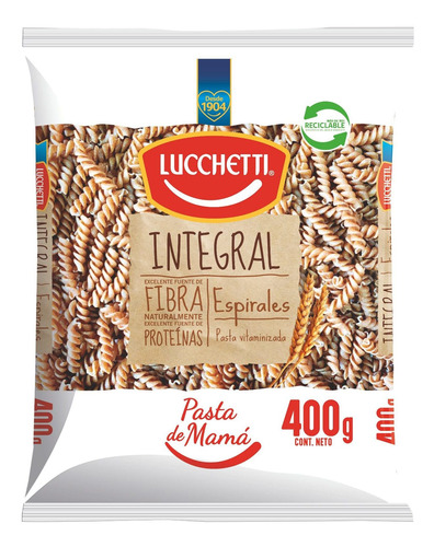 Lucchetti Espiral 56 Integral 400g