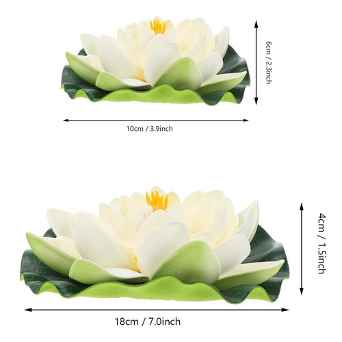 9 Adornos Flores De Loto Para Decoración De Estanques De