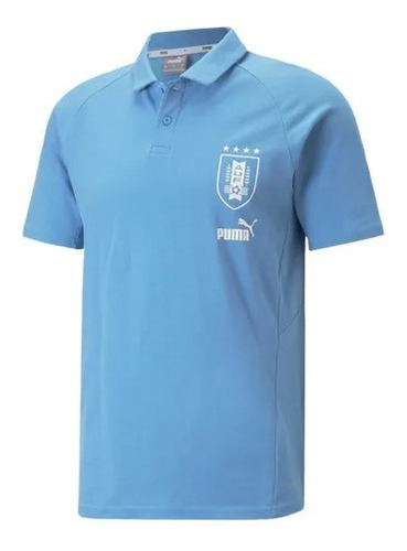 Remera Uruguay Puma Polo Concentracion Entrenamiento Chomba