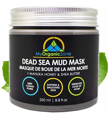 Dead Sea Mud Mask - Face & Body Deep Pore Cleansing, Acne Tr