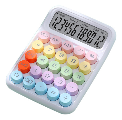 / Calculadora De Botão Mecânico Calculadora De 12 Dígitos