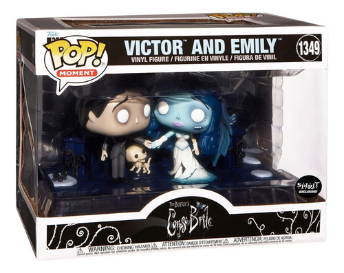 Funko Pop Moments Corpse Bride - Victor And Emily #1349 (Usado)