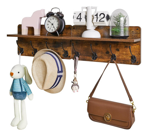- Perchero Colgar Pared, Juego De 2 Ganchos De Madera, ...