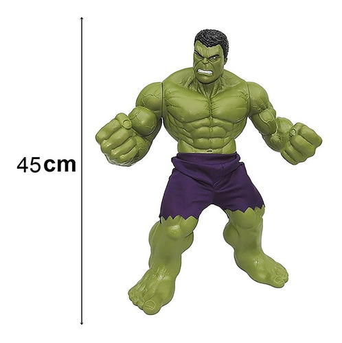 Imagem 2 de 8 de Boneco Brinquedo Hulk Verde Revolution Gigante Mimo Toys