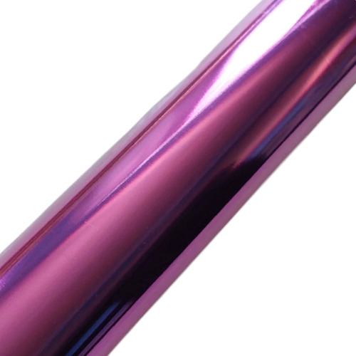 Papel Metálico Envoltura Decoración Regalo 25m Navi Liso Bugambilia / Fucsia Rollo Navi Liso