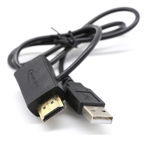 Conector Macho Para Fêmea+cabo De Carregador Usb 2.0 Splite