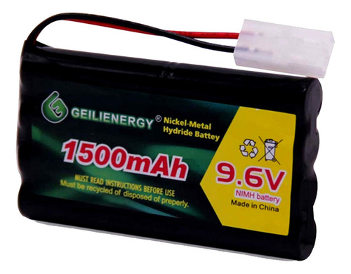 Oxwinou Bateria Recargable Nimh Rc De 9.6 V 1500 Mah Con Con