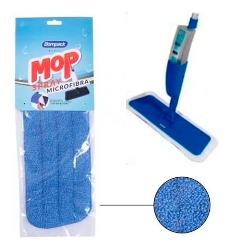 Refil Mop Spray Microfibra