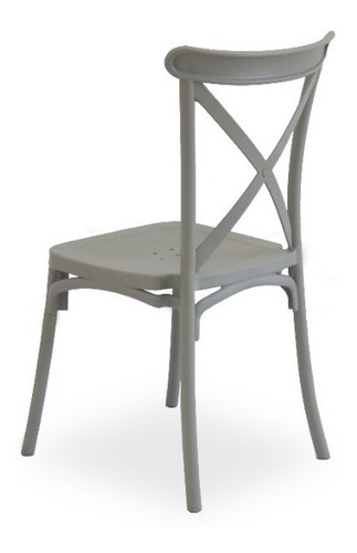 Imagen 3 de 7 de Pack X4 Sillas Plásticas Katrina Para Exterior Interior