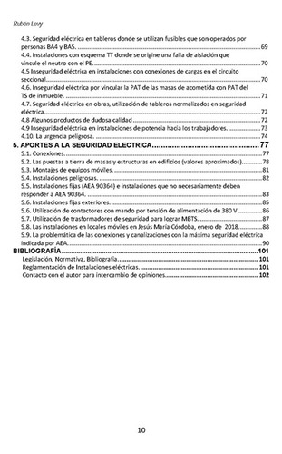 Inseguridad Eléctrica En Las Instalaciones Ruben Levy (Usado)