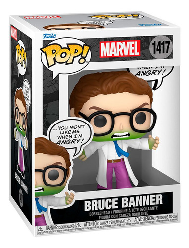 Funko Pop Marvel: El Increible Hulk - Bruce Banner