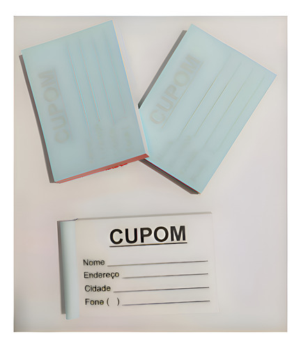 40 Blocos Com 100 Folhas / Fls Cupom Para Sorteio