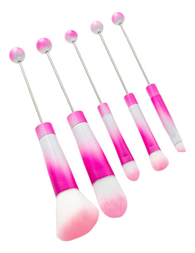 2 X 5 Piezas De Brochas Cosméticas Para Sombra De Ojos Con