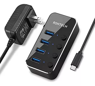 Concentrador Usb Alimentación 4 Puertos Usb C Usb 3 0 ...