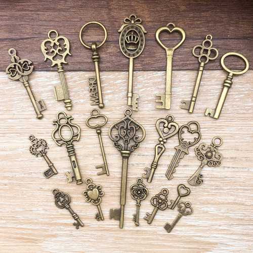 Dije De Llave Estilo Vintage Para Manualidades Diy