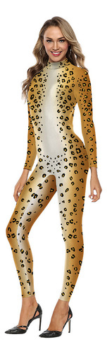 Mono Con Estampado De Animales Para Mujer, Traje Zentai De Catsuit De Halloween