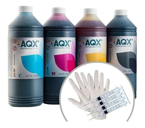 Tinta X4 Litro De Recarga P/ Epson L3110 L3150 L380 L220 L375 L455 L565 L1455 Aqx