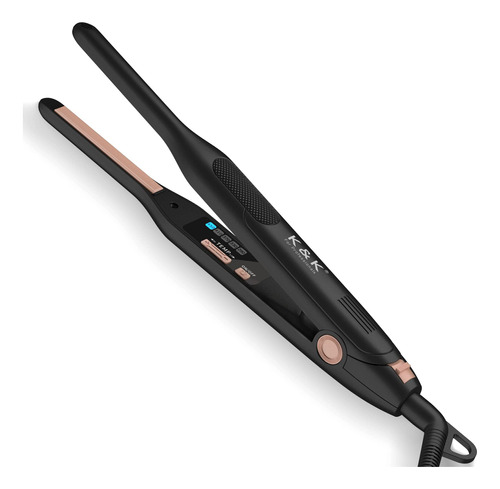 K&k Mini Plancha Plana Para Cabello Corto De 3/10 Pulgadas, 