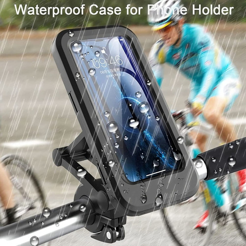 Imagen 8 de 10 de Soporte Para Celular Moto Y Bici 360 Impermeable Resistente