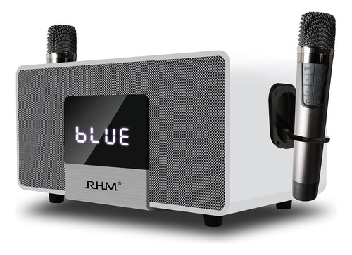 Maquina De Karaoke Rhm Para Adultos Y Ninos, Con Bocina Blu