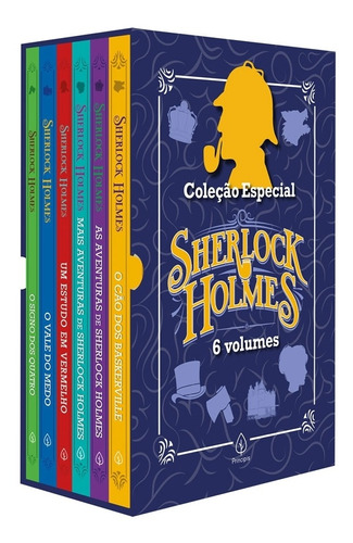 Coleção Especial Sherlock Holmes - Box com 6 livros, de Conan Doyle, Arthur. Série Sherlock Holmes Ciranda Cultural Editora E Distribuidora Ltda., capa mole em português, 2021