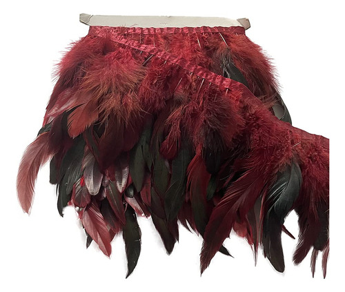 Londgen Ancho De Plumas De Gallo Natural De 5 A 7 Pulgadas,