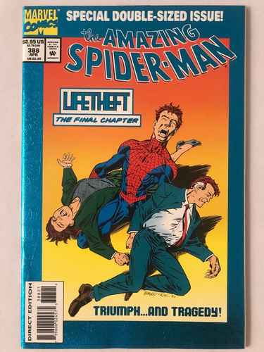 Amazing Spiderman #388 Marvel Comics 1994 Blue Foil Issue