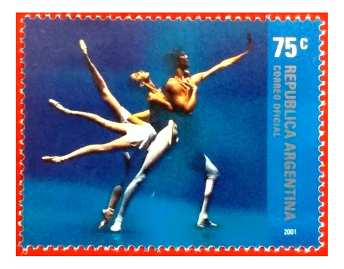 Argentina 2001. Dia Del Bailarín Gj 3177. Mint