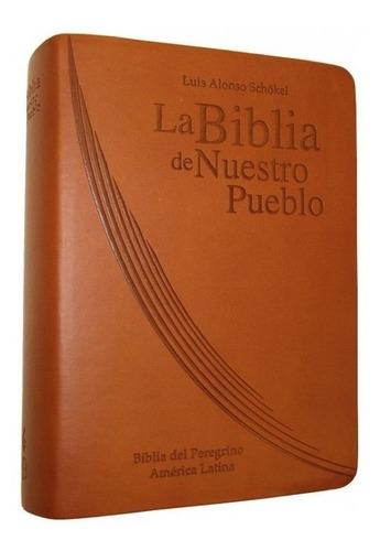 Biblia De Nuestro Pueblo Popular Piel  Marrón 