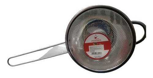 Colador Acero Inoxidable Con Mango 19
