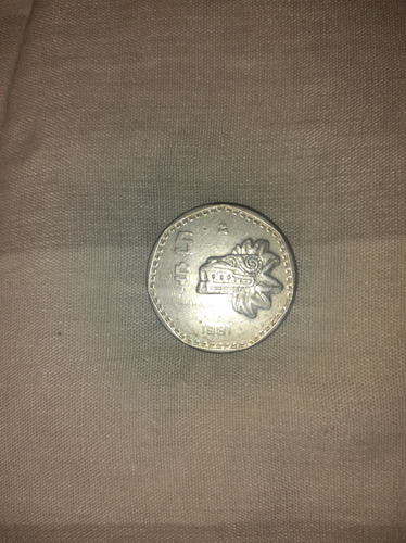 Moneda De 5 Pesos De 1981 (Usado)