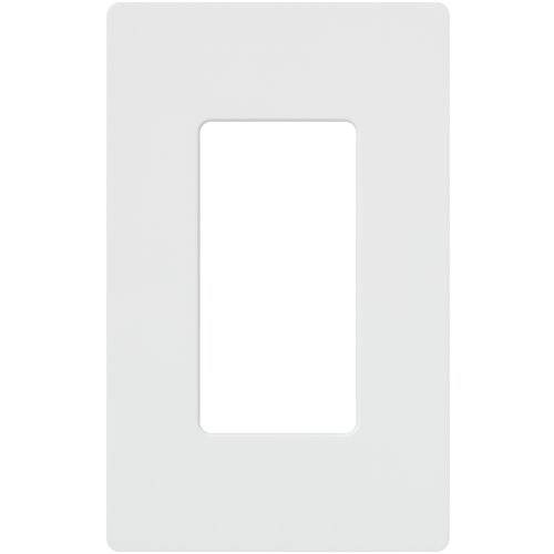 Lutron Cw-1-wh-1 Cuadrilla Claro Pared Placa Blanca