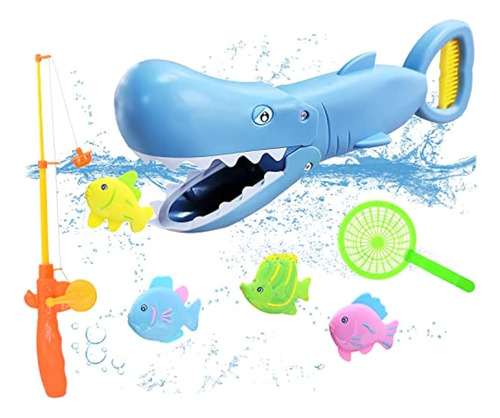 Hwd Juguetes De Baño, Shark Grabber Bathub Baby Toy Juegos D